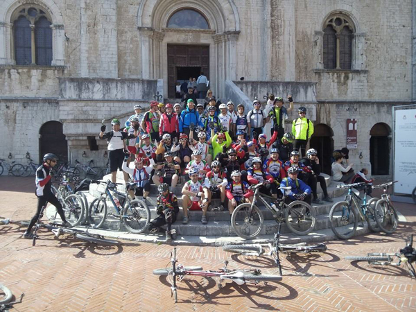 fabriano gubbio in mountain bike