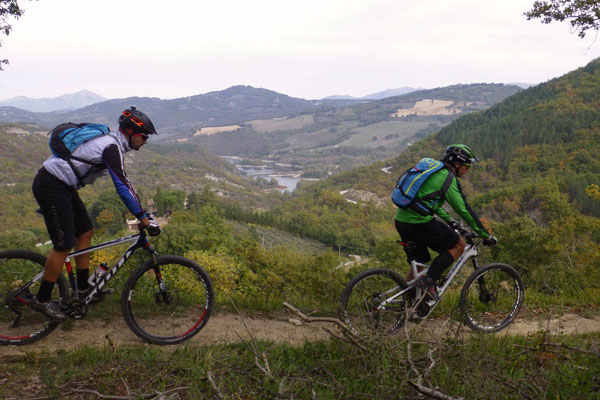 gubbio assisi in mountain bike