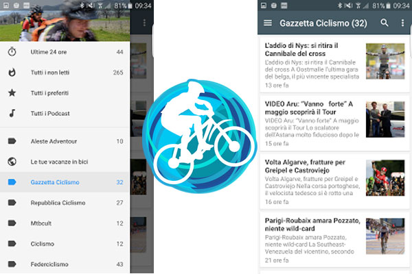 App Android notizie ciclismo
